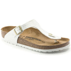 Sandalias Birkenstock Gizeh Patent White, vista principal