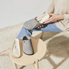 Pantuflas Birkenstock Zermatt Sheepskin Light Gray, detalle del material 2