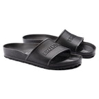 Sandalias Birkenstock Barbados EVA Black, par completo en tres cuartos