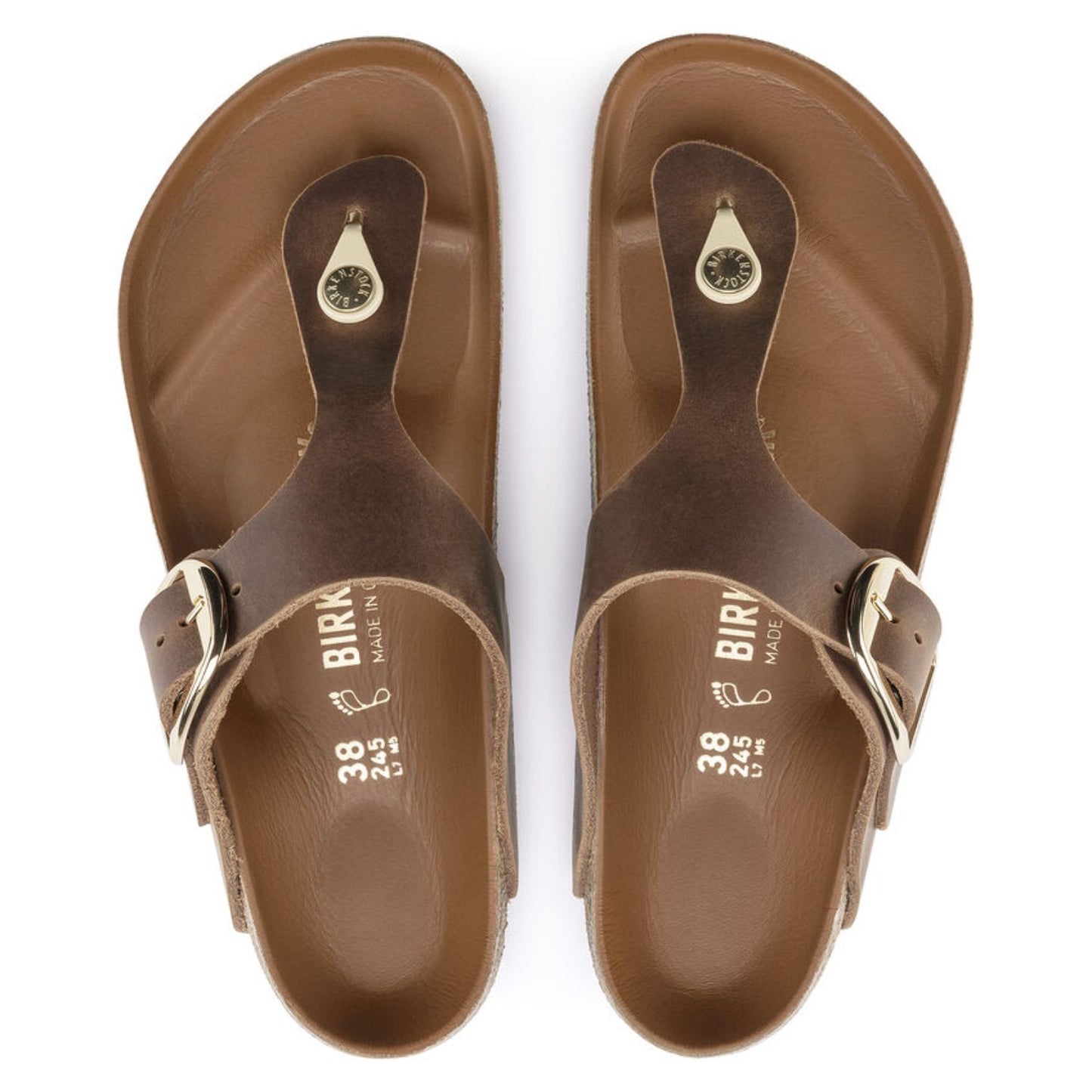 Gizeh Big Buckle Cognac