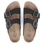 Sandalias Birkenstock Arizona Black Vegan, vista cenital (2)