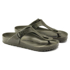 Sandalias Birkenstock Gizeh EVA Khaki, perfil lateral