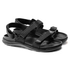Sandalias Birkenstock Kalahari Futura Black, par completo en tres cuartos