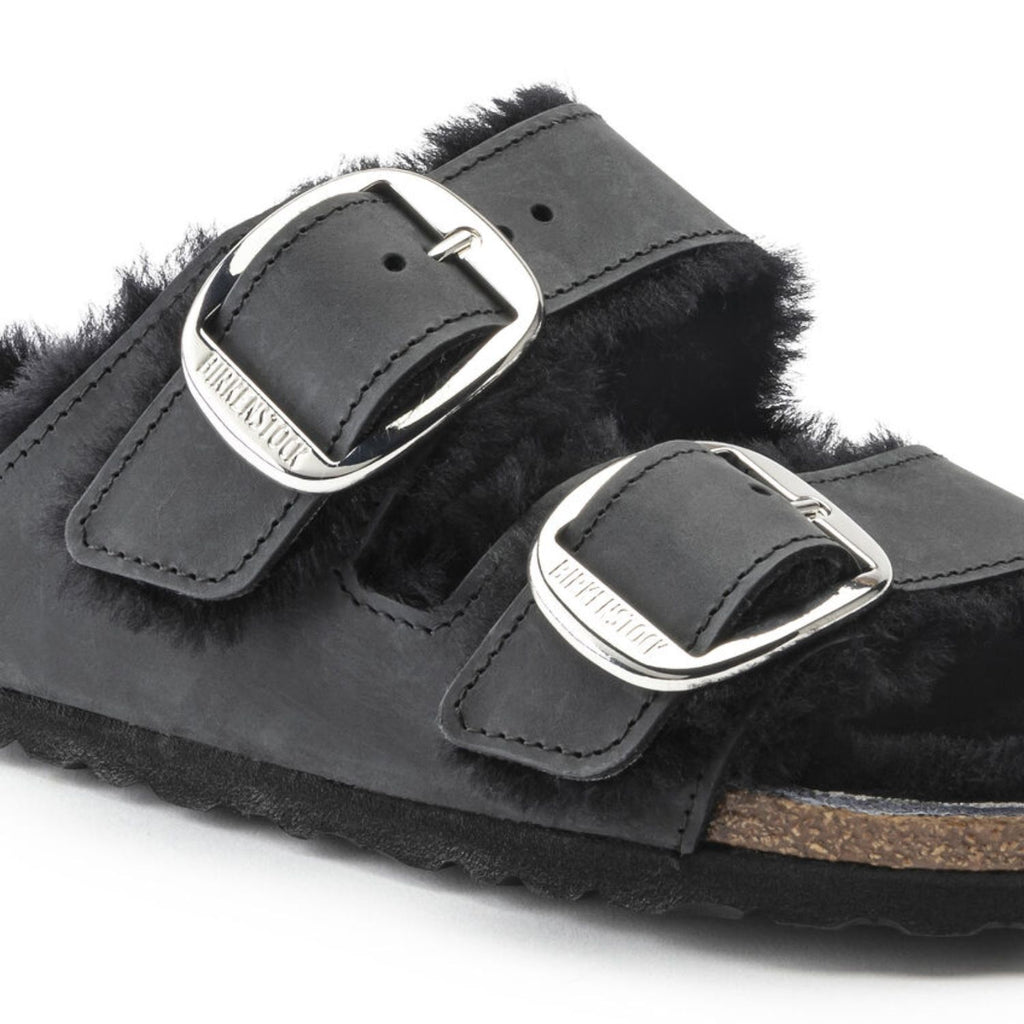 Arizona Sheepskin Big Buckle Black (6590159880263)