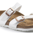 Sandalias Birkenstock Mayari Kids White, detalle del material