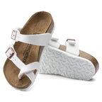 Sandalias Birkenstock Mayari Kids White, detalle de la suela