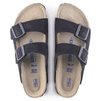 Sandalias Birkenstock Arizona Midnight Soft, vista cenital del par