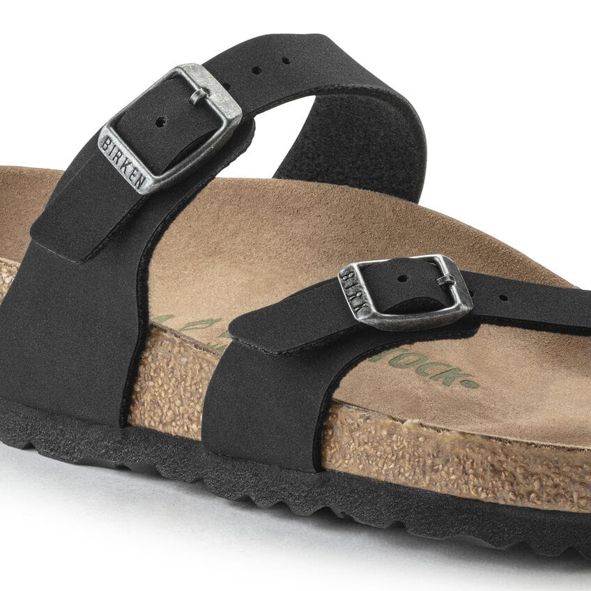 Sandalias Birkenstock Mayari Vegan black, detalle del material