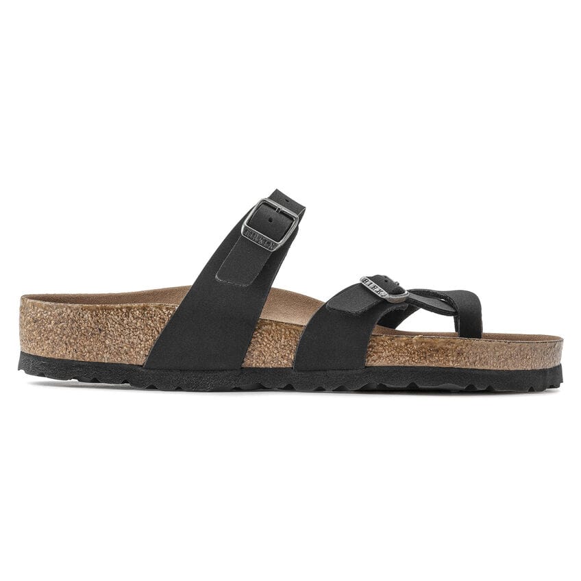 Sandalias Birkenstock Mayari Vegan black, perfil lateral
