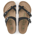 Sandalias Birkenstock Mayari Vegan black, vista cenital del par