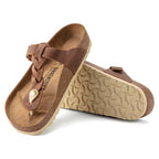 Sandalias Birkenstock Gizeh Braided Cognac, detalle de la suela