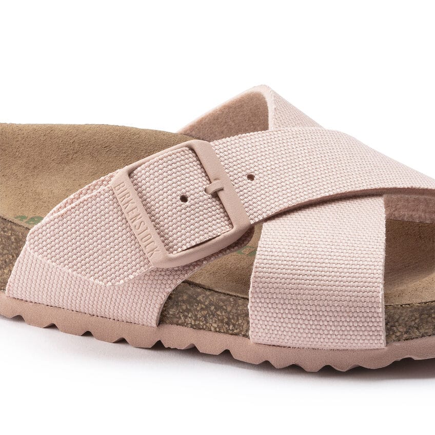 Sandalias Birkenstock Siena Vegan Pink Soft, detalle del material