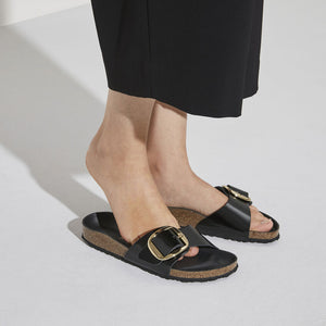 Madrid Big Buckle Patent Black