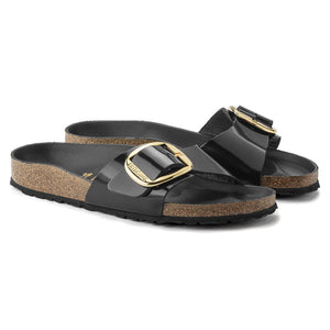 Madrid Big Buckle Patent Black