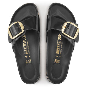 Madrid Big Buckle Patent Black