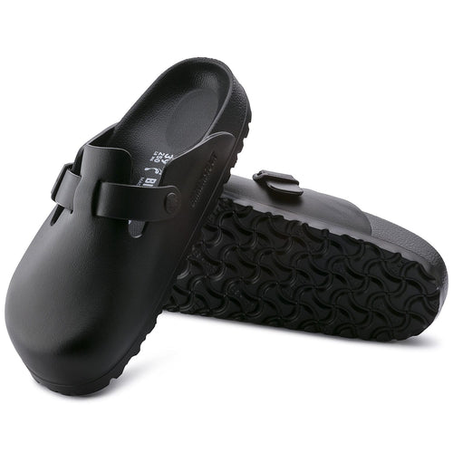 Zuecos Birkenstock Boston Eva Black, detalle de la suela