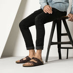 Sandalias Birkenstock Arizona Oiled Habana Soft, calzado por modelo masculino