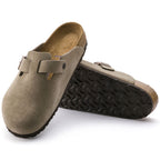 Zuecos Birkenstock Boston Taupe Soft, detalle de la suela
