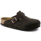 Zuecos Birkenstock Boston Mocha soft, perfil lateral