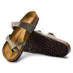 Sandalias Birkenstock Mayari Stone, vista principal, par con suela a la vista