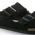 Sandalias Birkenstock Arizona Sheepskin Black, detalle del material
