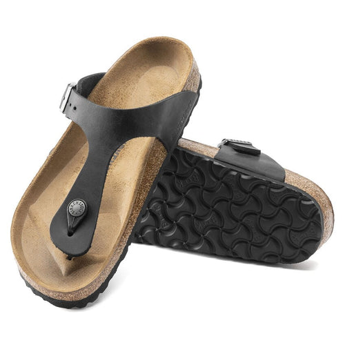Sandalias Birkenstock Gizeh Oiled Black, detalle de la suela