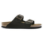 Sandalias Birkenstock Arizona Suede Mocha Soft, perfil lateral