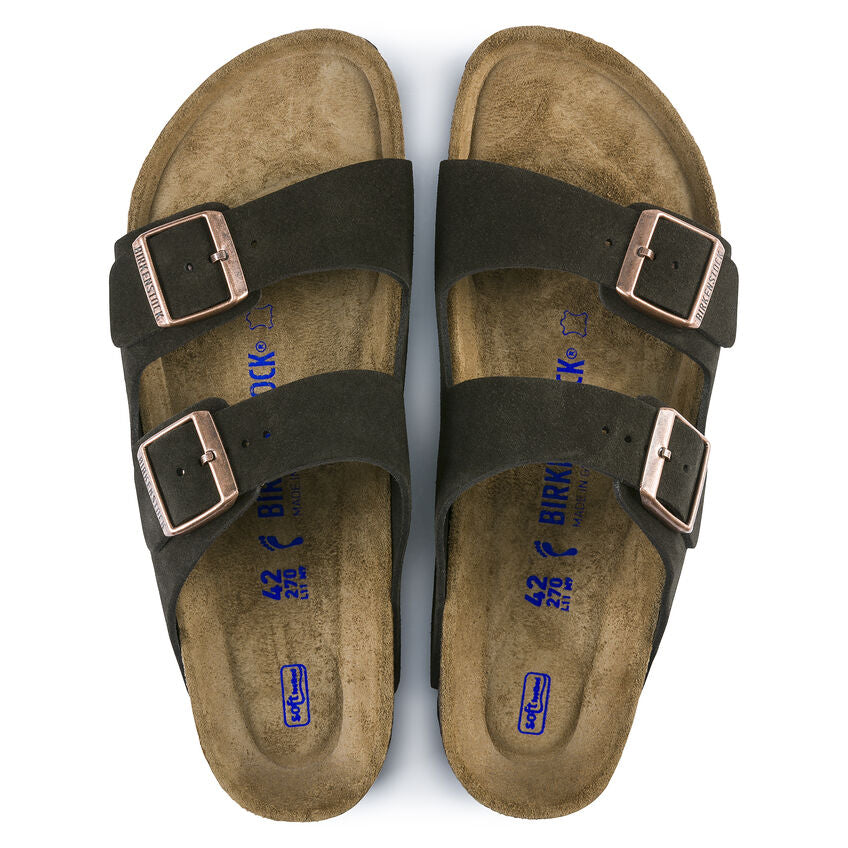 Sandalias Birkenstock Arizona Suede Mocha Soft