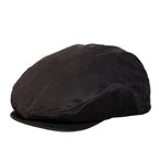 Gorro Conner Hats Swansey Weathered Cotton Newsboy Cap, vista de perfil