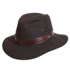Sombreros Conner Hats Northern Front Oilskin Hat, vista de perfil