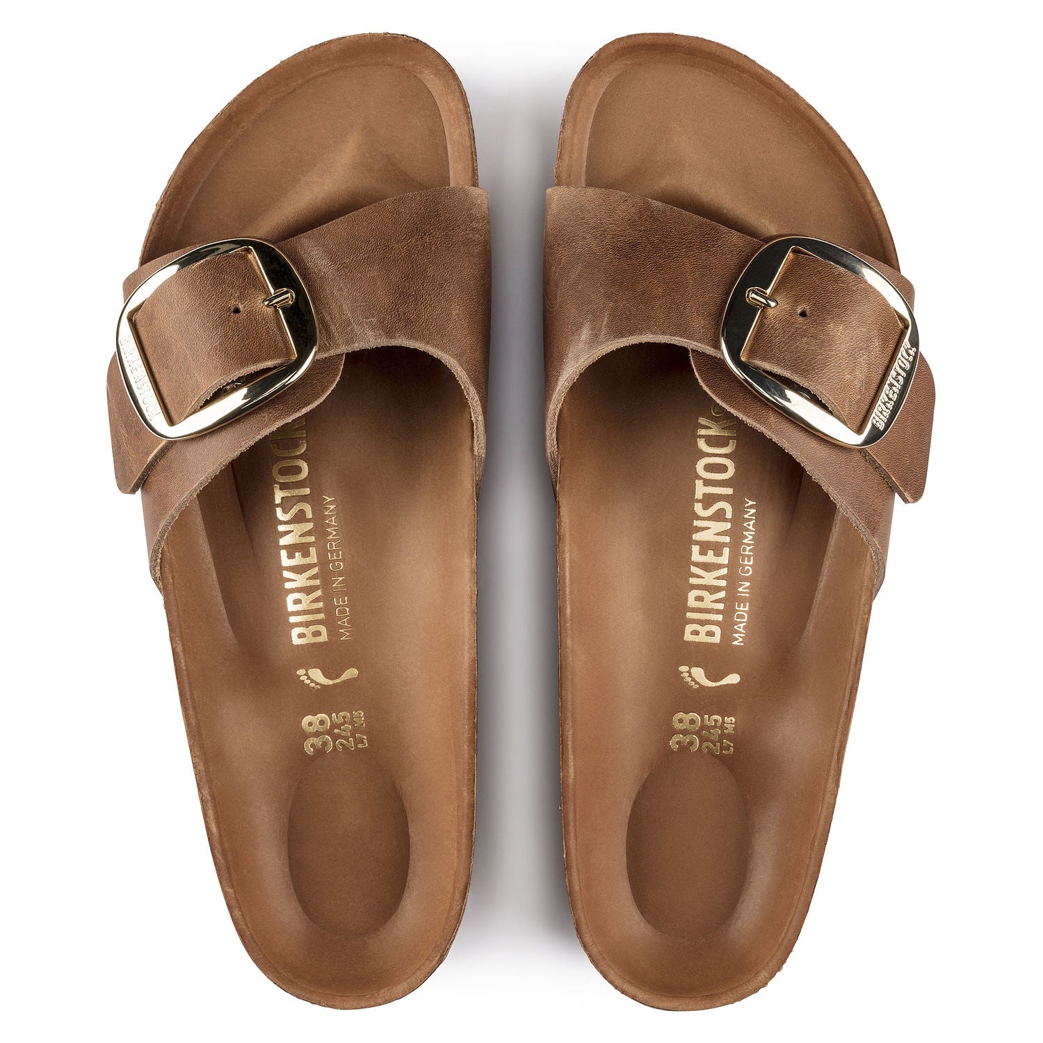 Madrid Big Buckle Cognac (1871227158599)