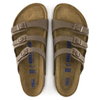 Sandalias Birkenstock Florida Mocha Soft, vista cenital
