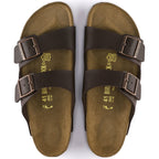 Sandalias Birkenstock Arizona Birko-flor Dark Brown, vista cenital