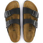Sandalias Birkenstock Arizona Oiled Black, vista cenital