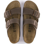 Sandalias Birkenstock Arizona Mocha, vista cenital