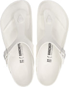 Sandalias Birkenstock Gizeh EVA White, vista cenital