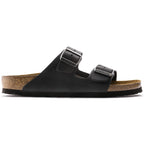 Sandalias Birkenstock Arizona Oiled Black, perfil lateral