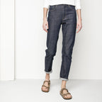 Sandalias Birkenstock Mayari Tabacco Brown, calzado por modelo femenino, cuerpo entero