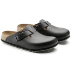 Zuecos Birkenstock Boston Super Grip Black, vista principal