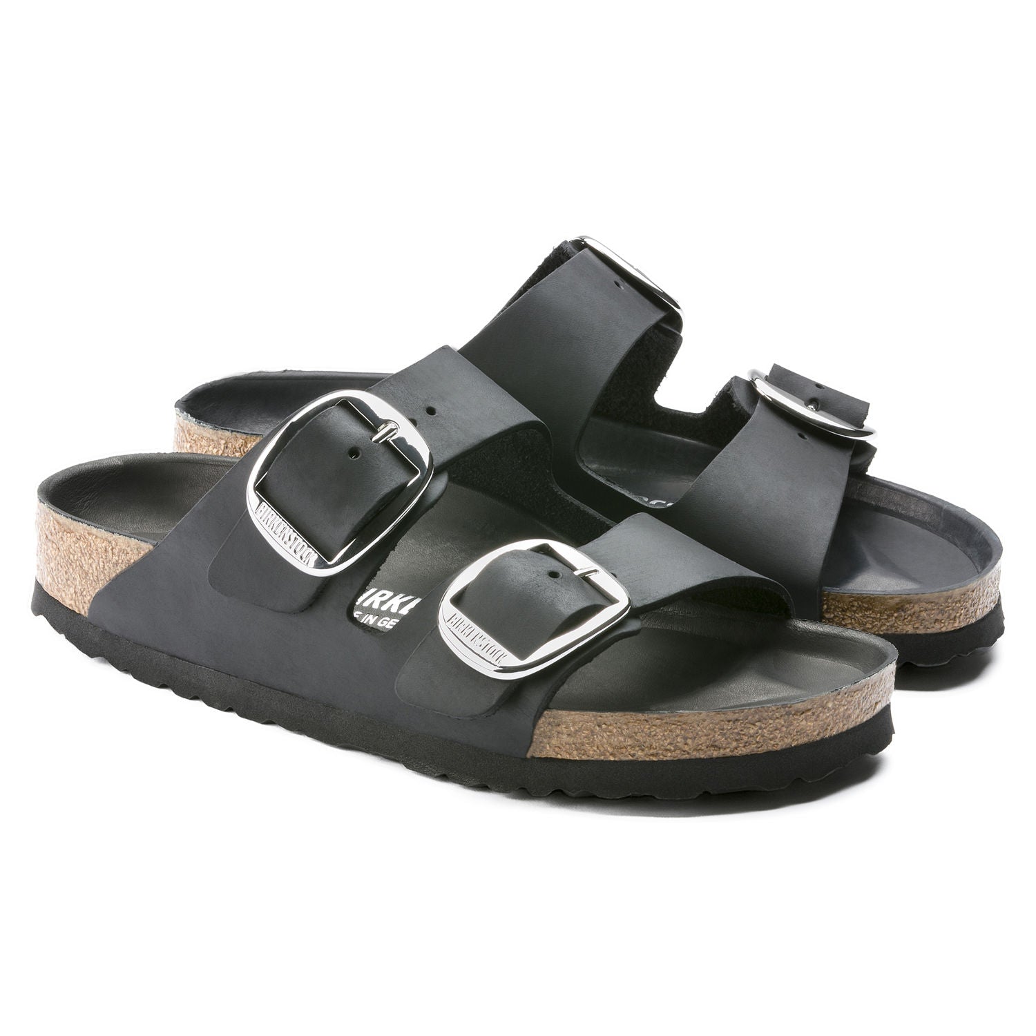 Sandalia Arizona Big Buckle Black (1871168536647)