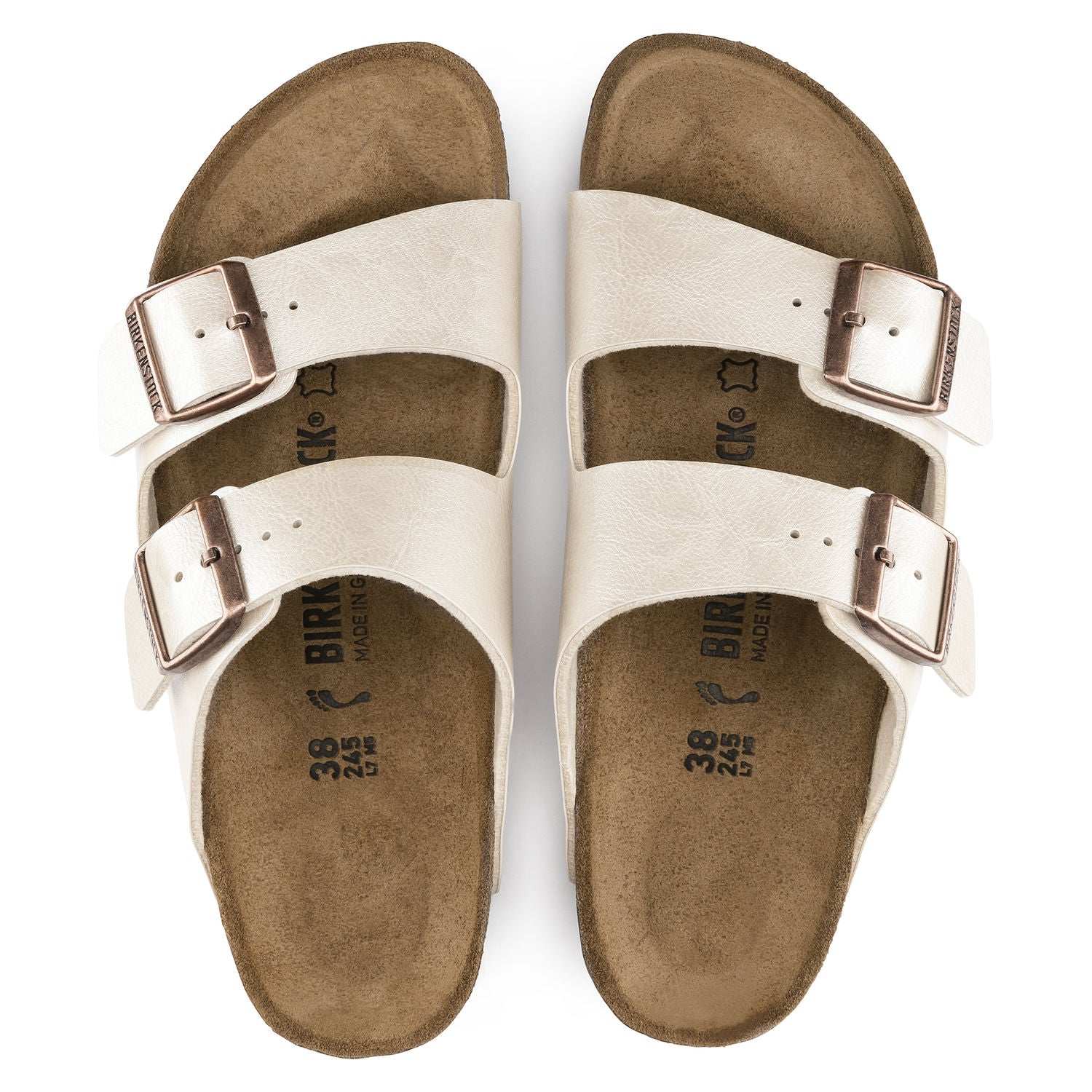 Sandalia Arizona Graceful Pearl White (1871168307271)