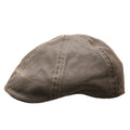 Gorro Conner Hats Merrik Cotton Newsboy Cap Cafe, vista de perfil